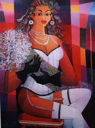 Mulata de Branco - 80 x 60 cm - OST - 2011
