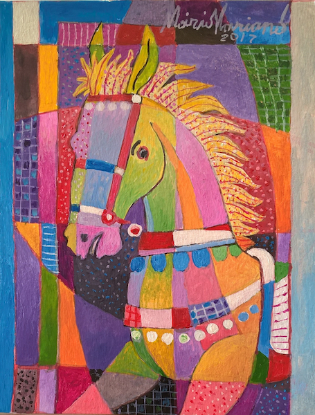 Cavalinho no Parque - 21 x 17 cm - ASP - 2017