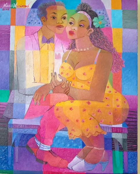 Os Namorados - 50 x 40 cm - OST - 2015