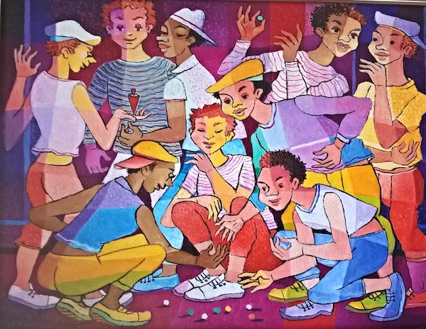 Bolinha de Gude - 30 x 40 cm - OST - 2015