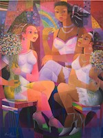 Encontro Feminino - 100 x 80 cm - AST - 2017